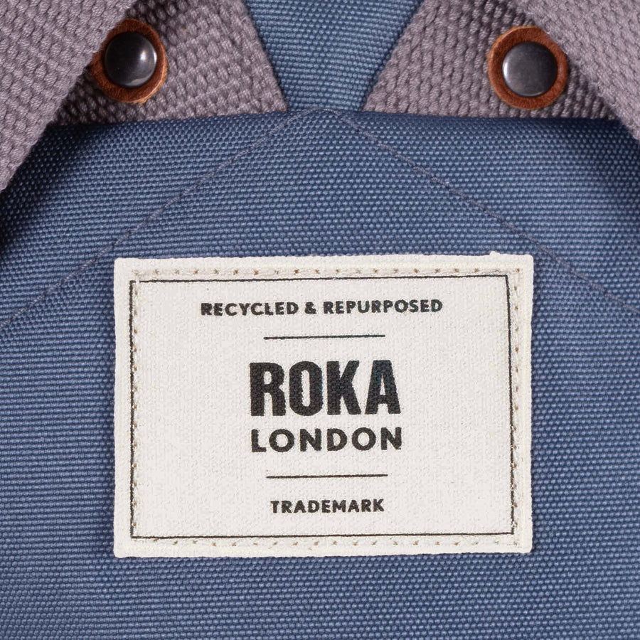 Ryggsäck från ROKA , modell Finchley, blå - 7