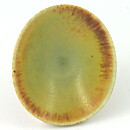 Berndt Friberg (1960s) Unique Yellow Haresfur Bowl 6 cm