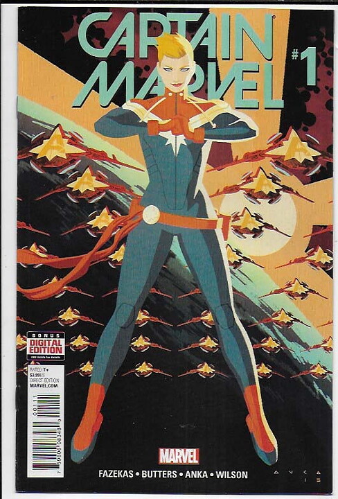 Captain Marvel 2016 Series # 1 NM- 1st Issue