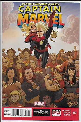 Captain Marvel 2012 Series # 17 NM- 2nd Kamala Khan