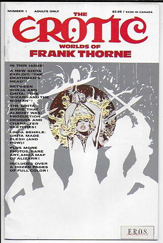 Erotic Worlds of Frank Thorne # 1 Cover B VF/NM