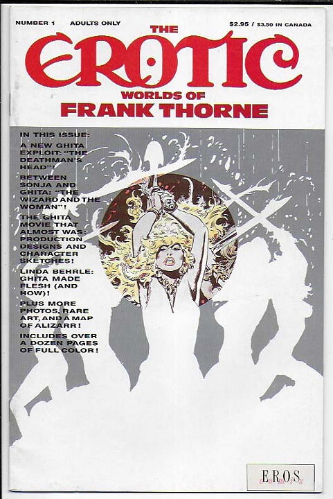 Erotic Worlds of Frank Thorne # 1 Cover B VF/NM