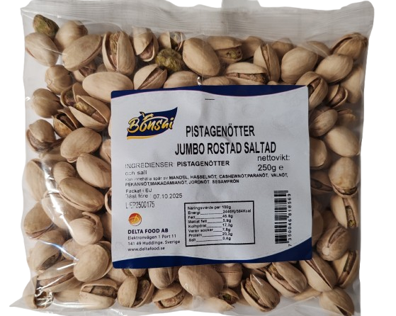 Jumbo Rostade & Saltade Pistagenötter 250g