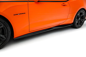 Maxton - Side Skirts Diffusers V.1 Chevrolet Camaro SS Mk6 Facelift