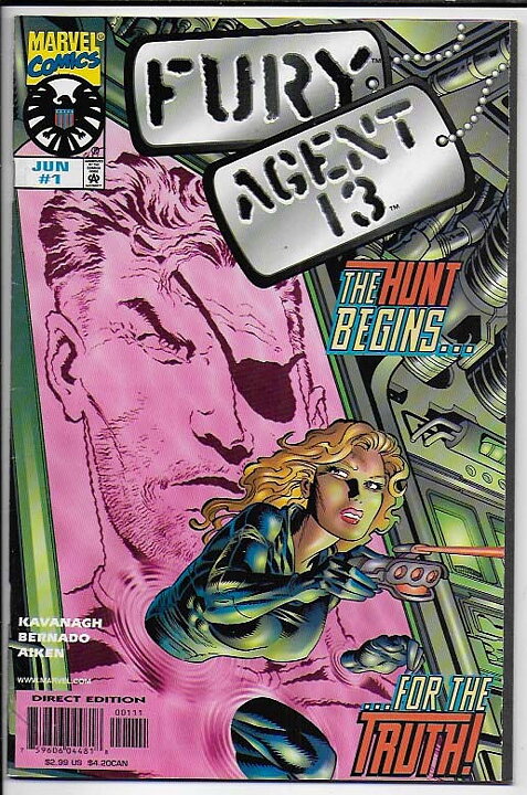 Fury/Agent 13 # 1 VF-