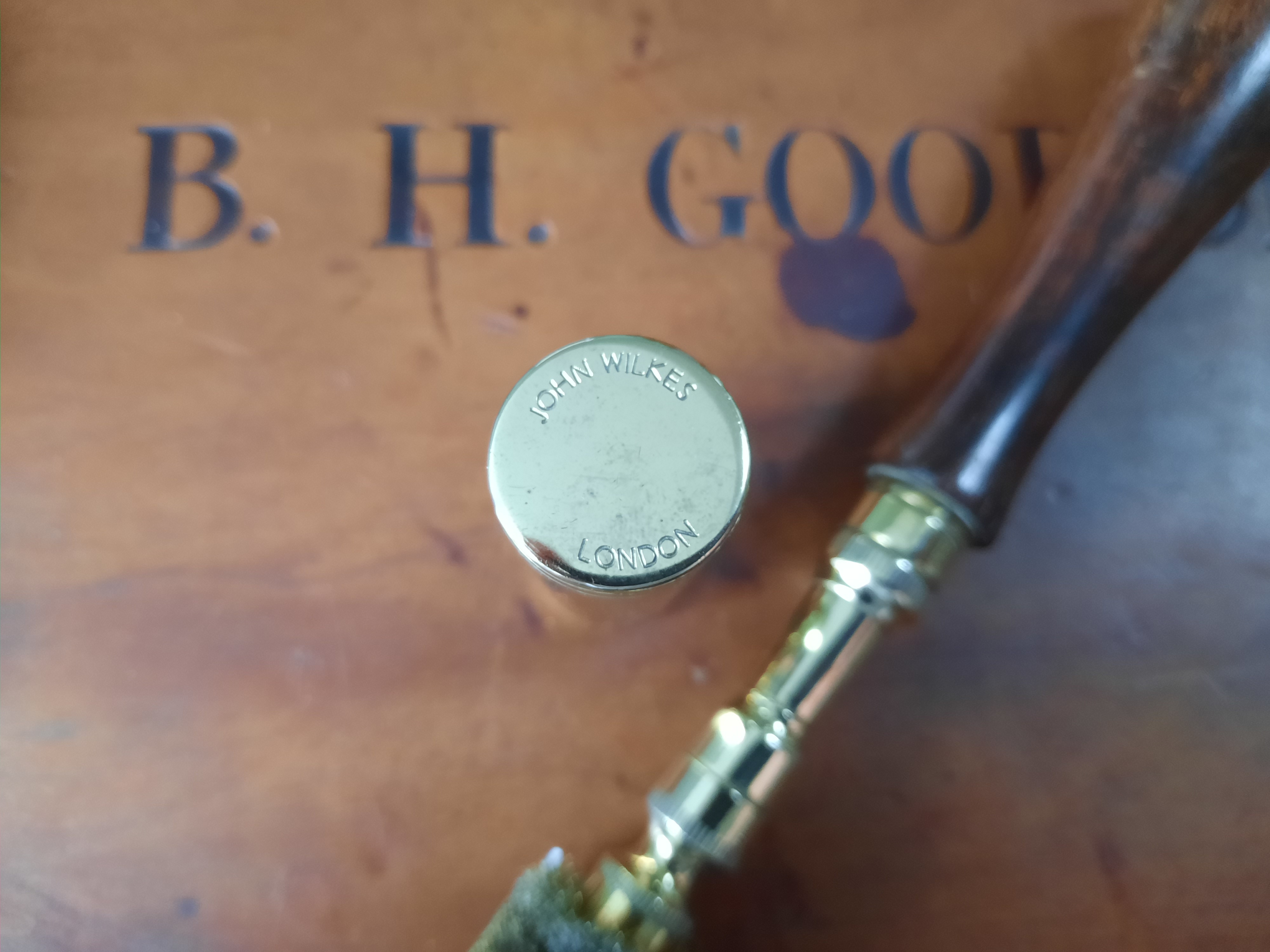 Patronlägesborste kaliber 12 - John Wilkes London - Mässing och valnöt - 4