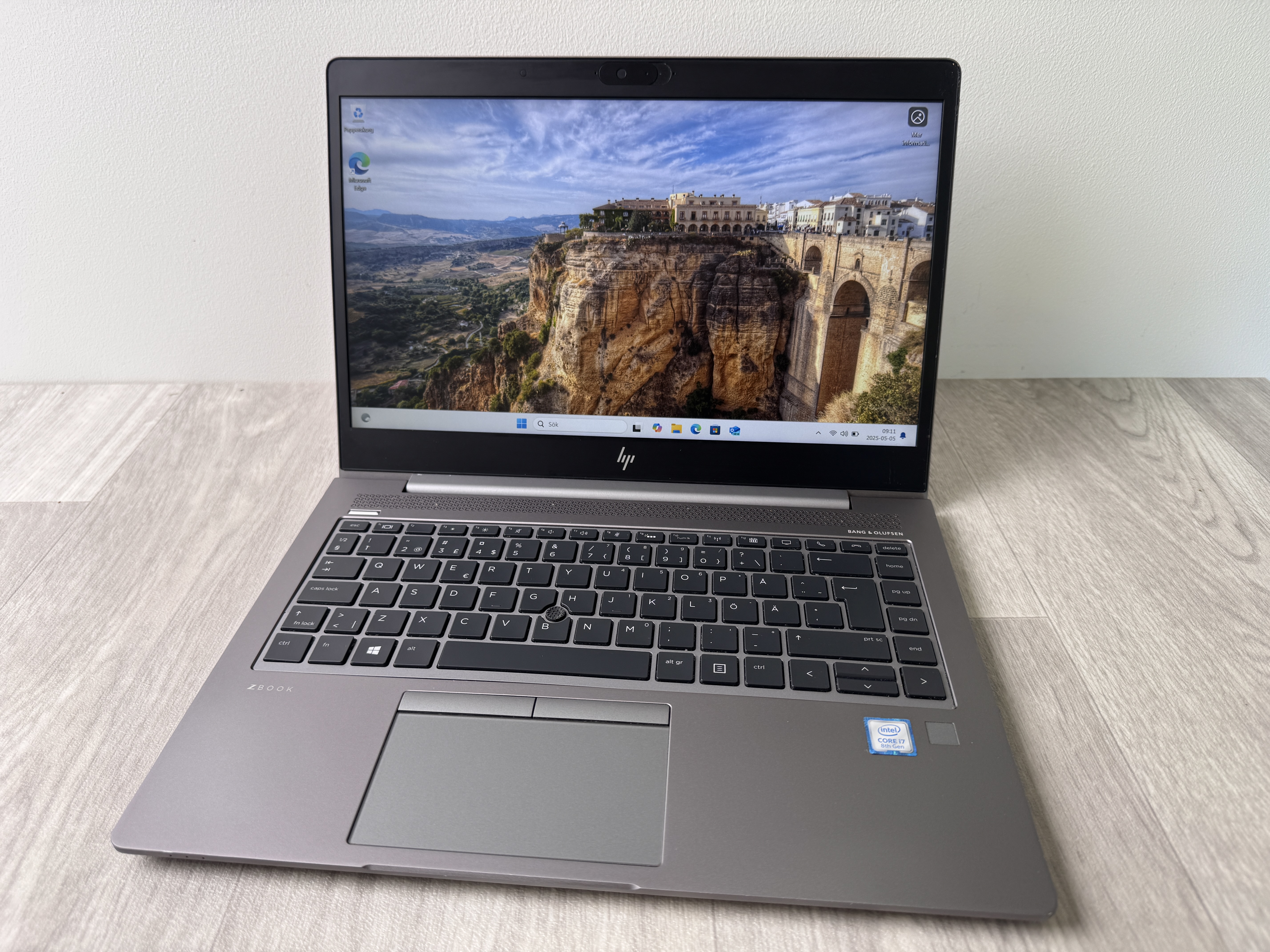HP Zbook 14u G5 14″ FHD IPS Core i7-8550U Radeon Pro WX 3100