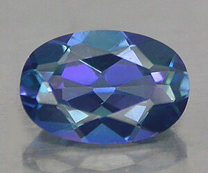 6x4 mm calibrated oval natural Azotic blue topaz gemstone