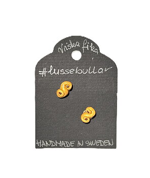Stiftörhängen Lussebulle