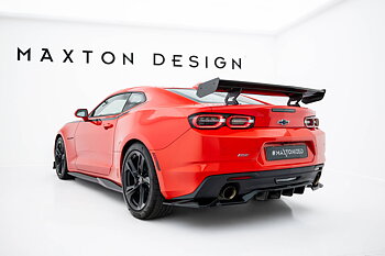 Maxton - Carbon Spoiler With Internal Brackets Uprights Chevrolet Camaro SS Mk6 Facelift
