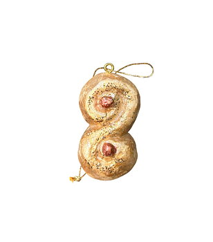 Julhänge Lussebulle
