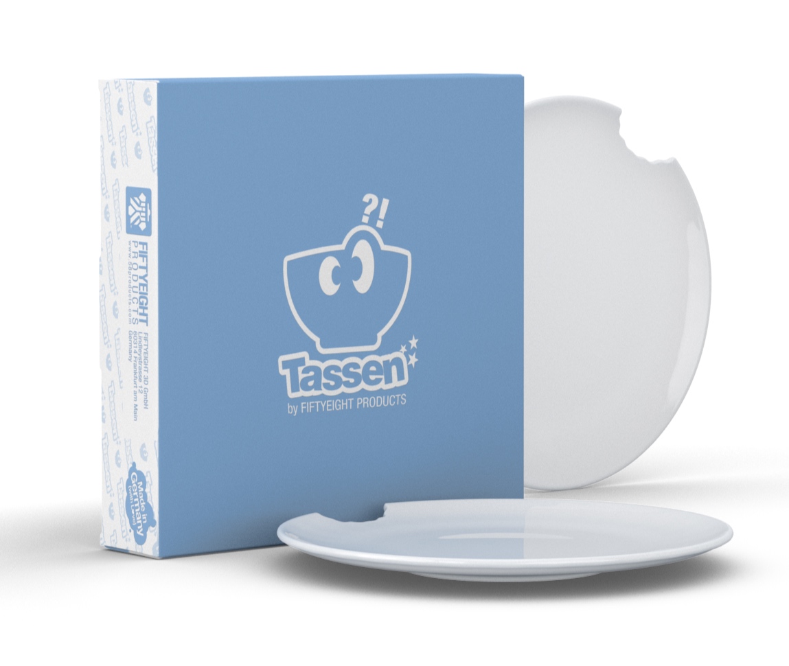 Tassen Känsloporslin - Tallrikar 2-Pack 15 cm - Bite