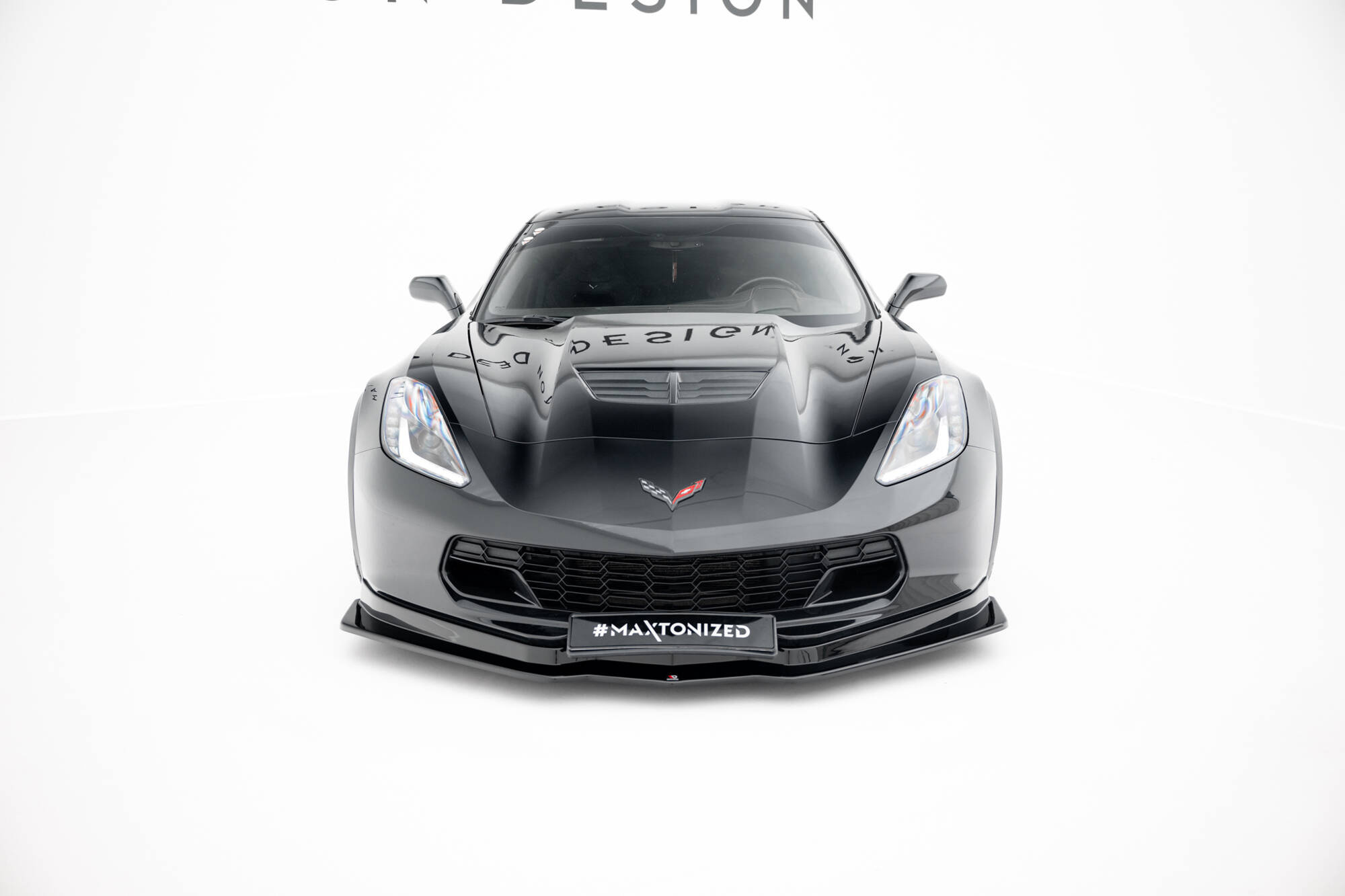 Maxton - Front Splitter V.1 Chevrolet Corvette Stingray / Z06 C7 - 2