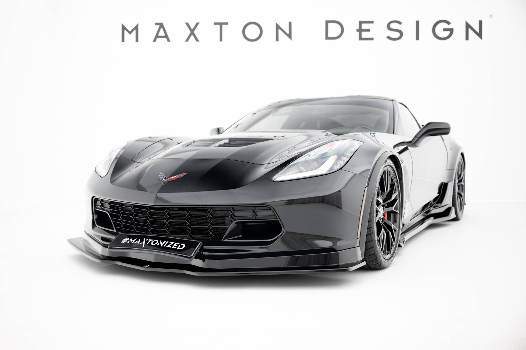 Maxton - Front Splitter V.1 Chevrolet Corvette Stingray / Z06 C7