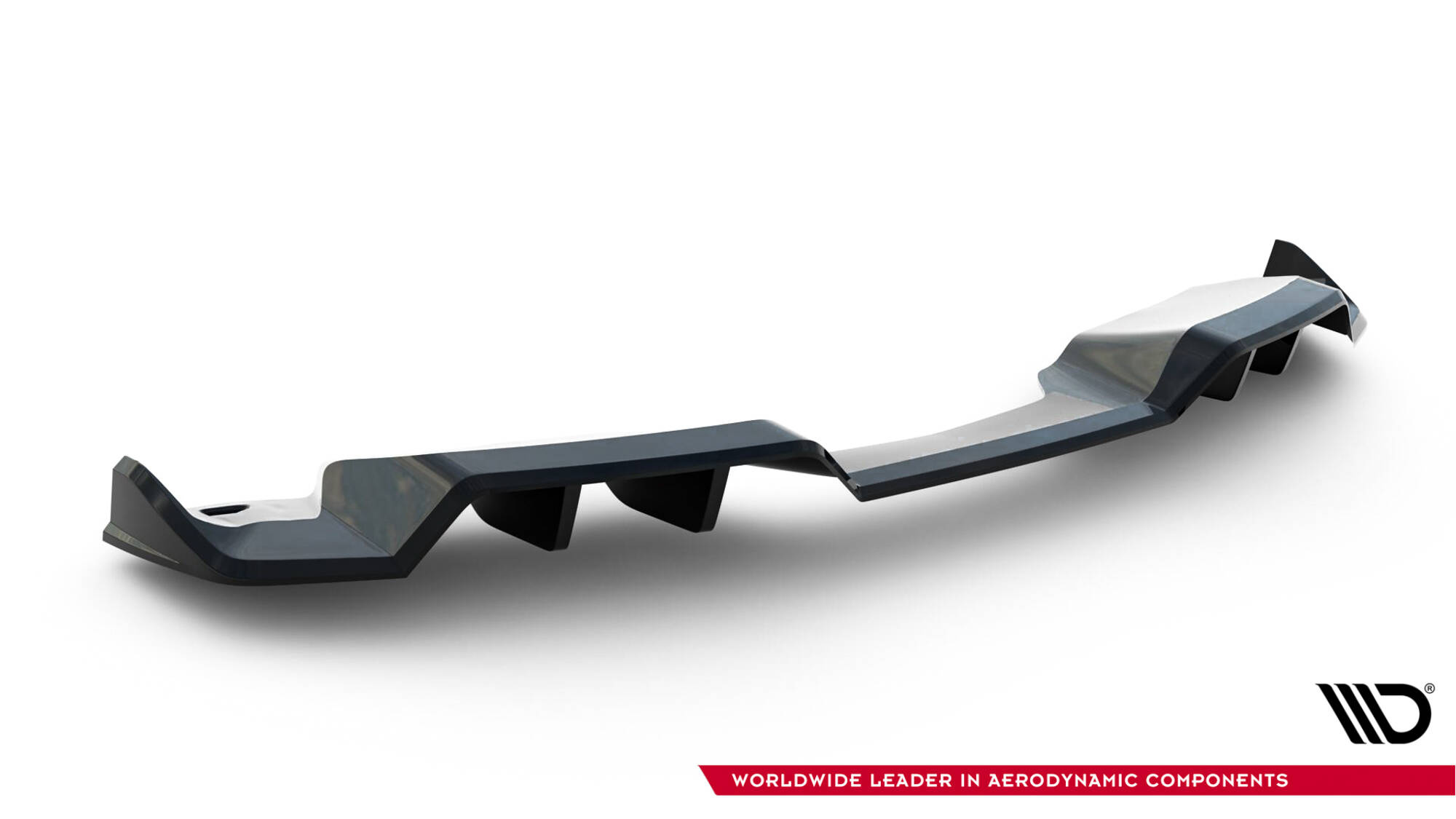 Maxton - Central Rear Splitter (with vertical bars) Chevrolet Corvette C7 - 8