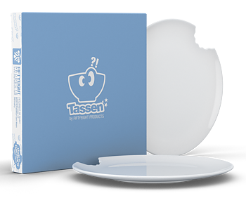 Tassen Känsloporslin - Tallrikar 2-Pack 20 cm - Bite