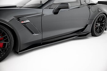 Maxton - Side Skirts Diffusers Chevrolet Corvette Z06 C7
