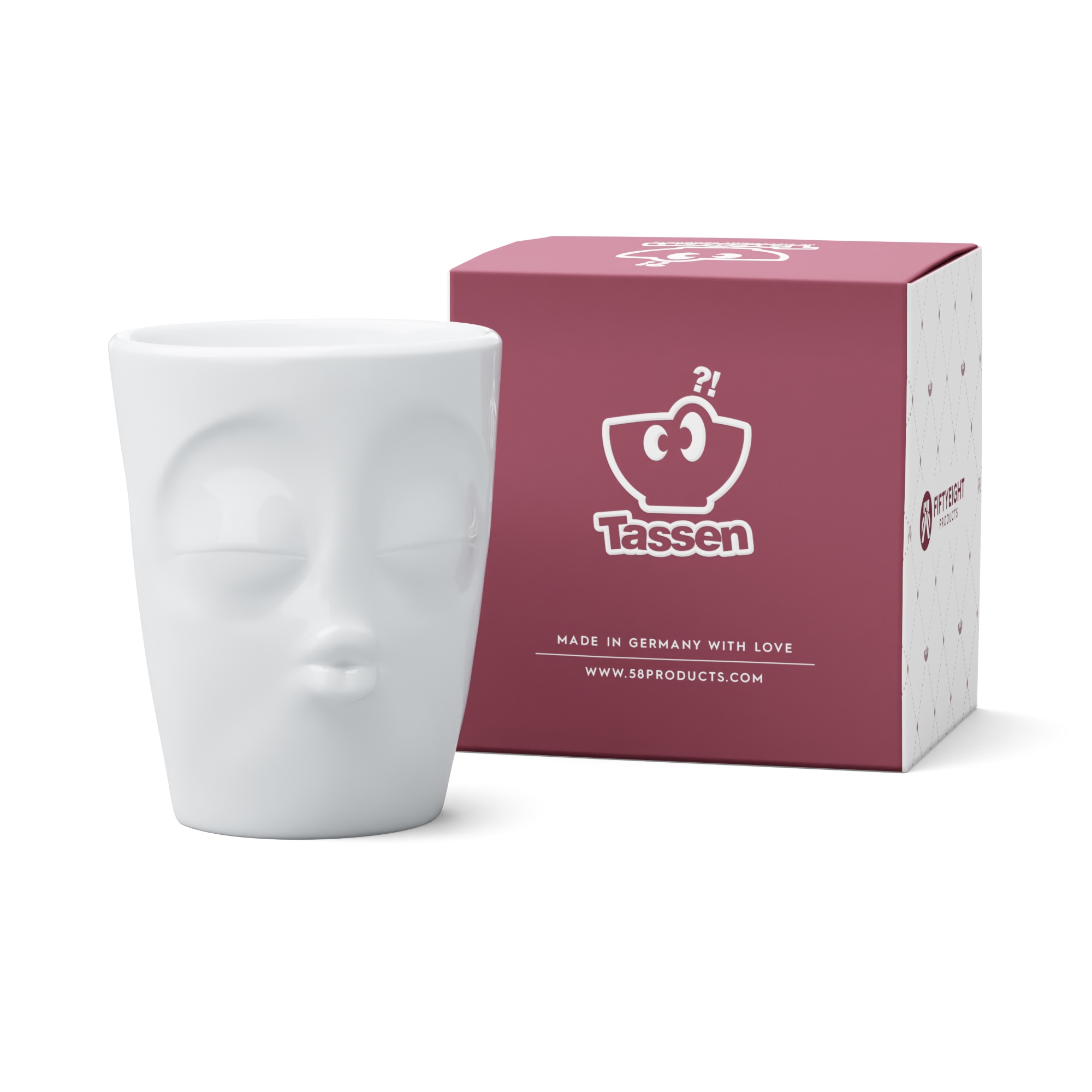 Tassen Känsloporslin - Mugg med handtag 350 ml - Kissing - 2