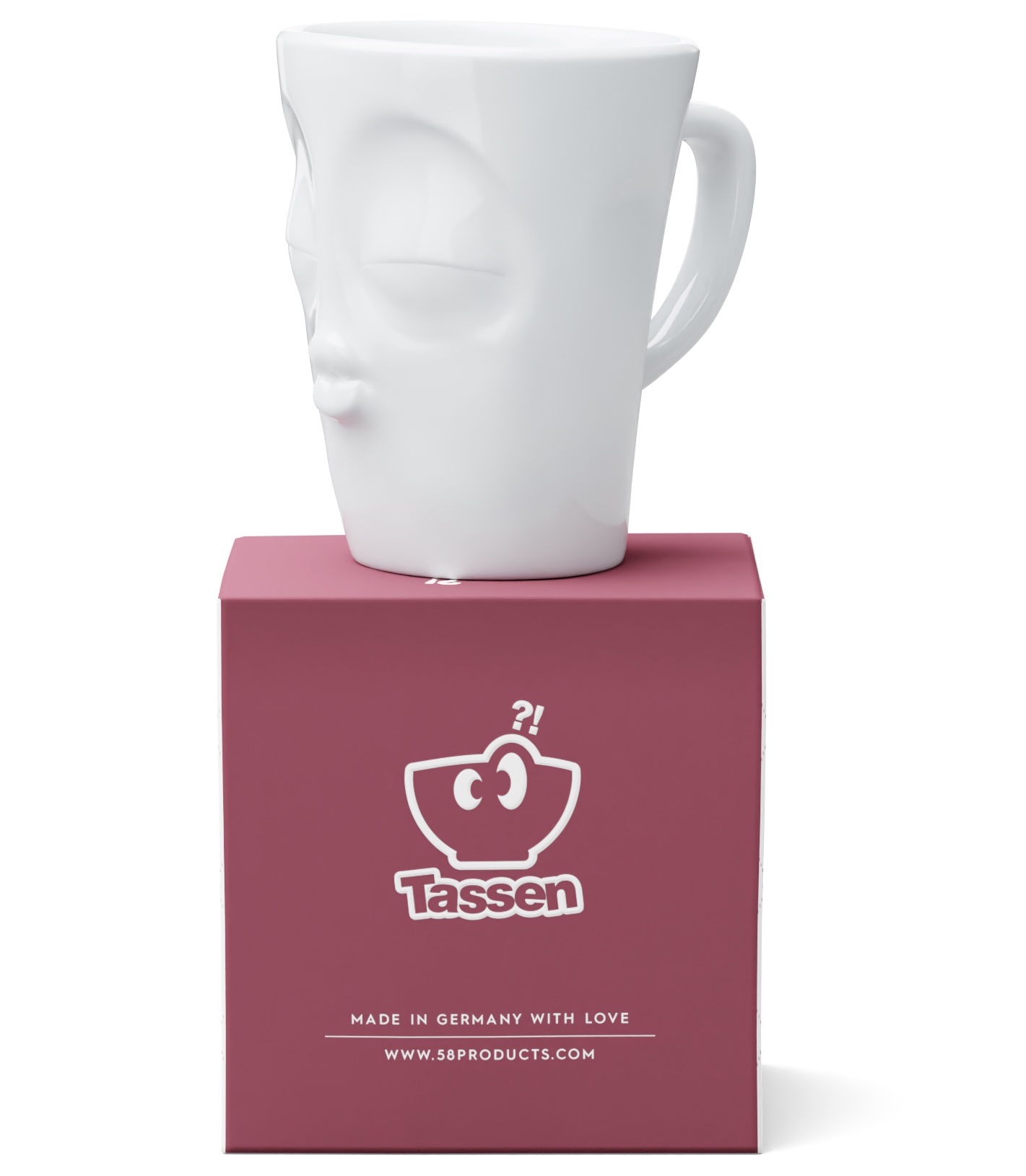 Tassen Känsloporslin - Mugg med handtag 350 ml - Kissing