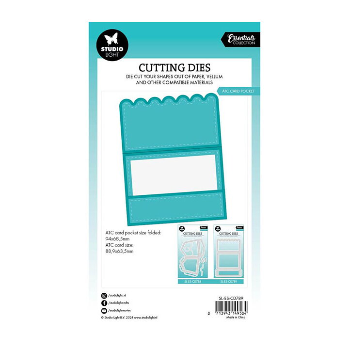 Studio Light Cutting Dies - ATC Card Pocket