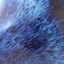 Gunnar Nylund (1965) Conical Vase with Blue Aniara Glaze 14 cm (2)