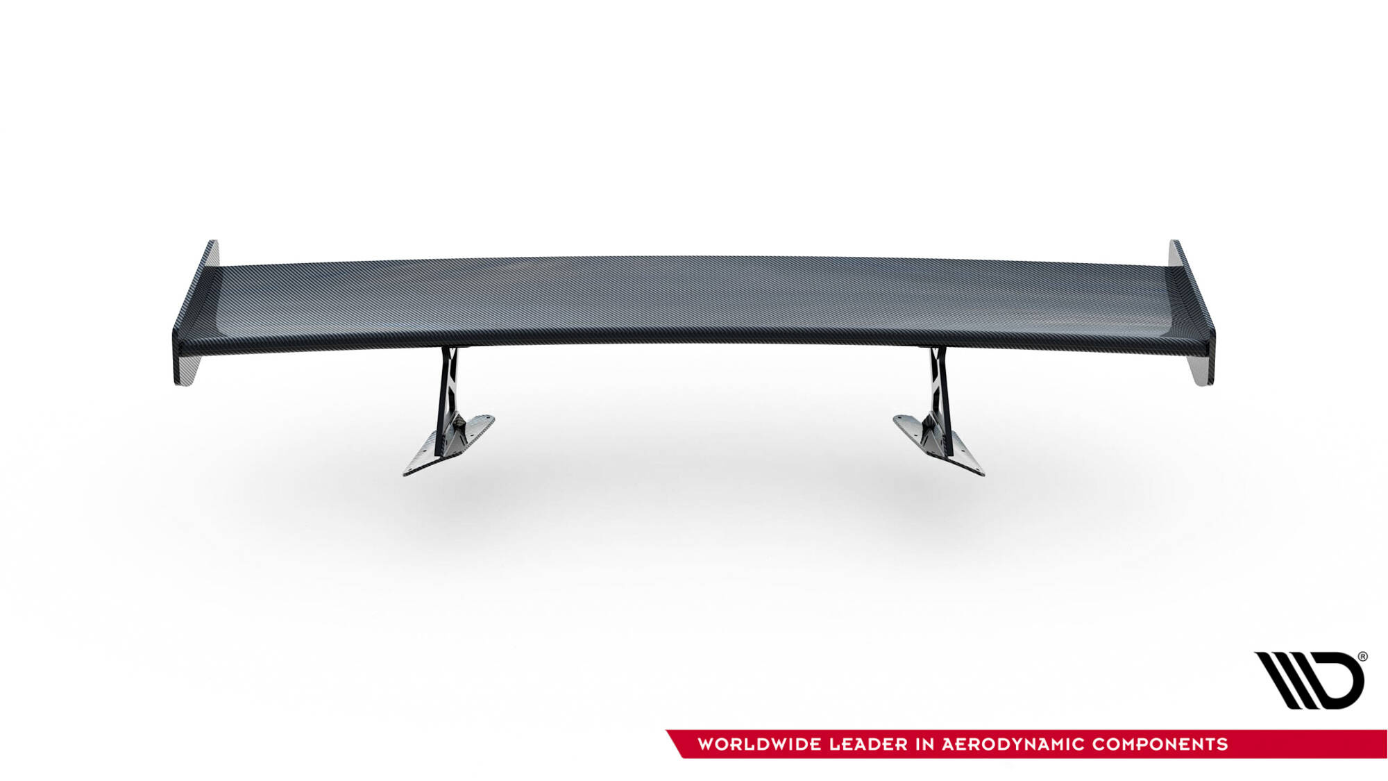 Maxton - Carbon Spoiler With Internal Brackets Uprights + LED Chevrolet Corvette Stingray / Grand Sport C7 - 6