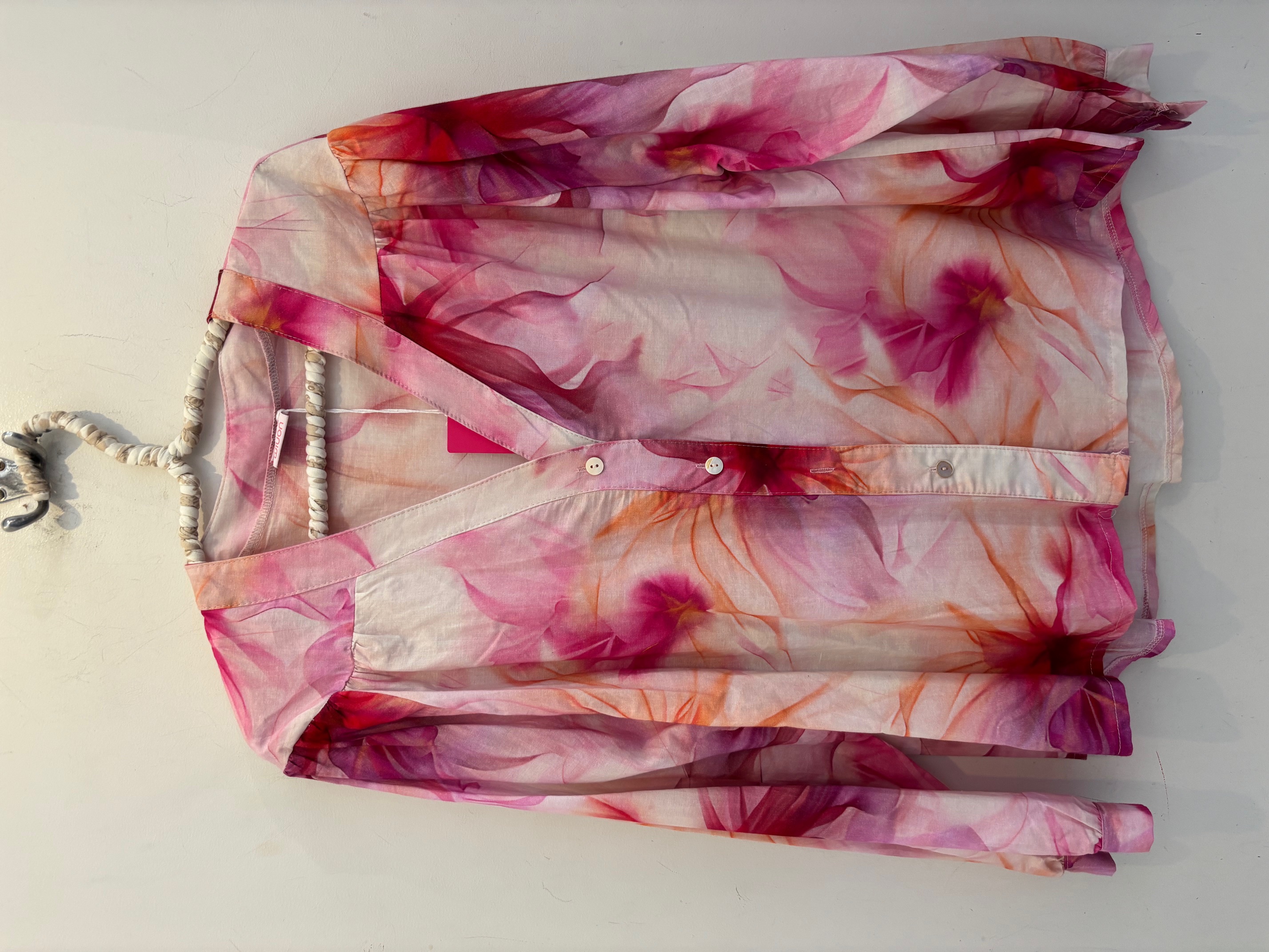 Blus Print V-neck - Minou Minou
