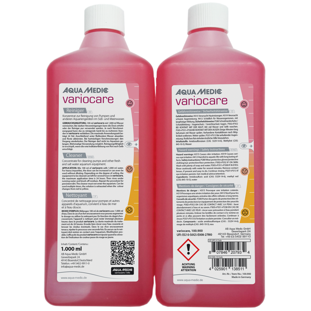 Aqua Medic Variocare Rengöringsmedel1000ml - 2