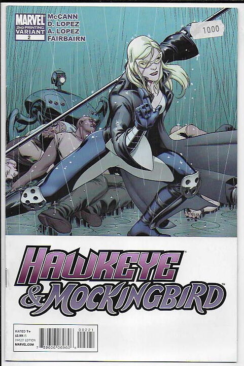 Hawkeye & Mockingbird # 2 2nd Printing Variant NM- Prislapp