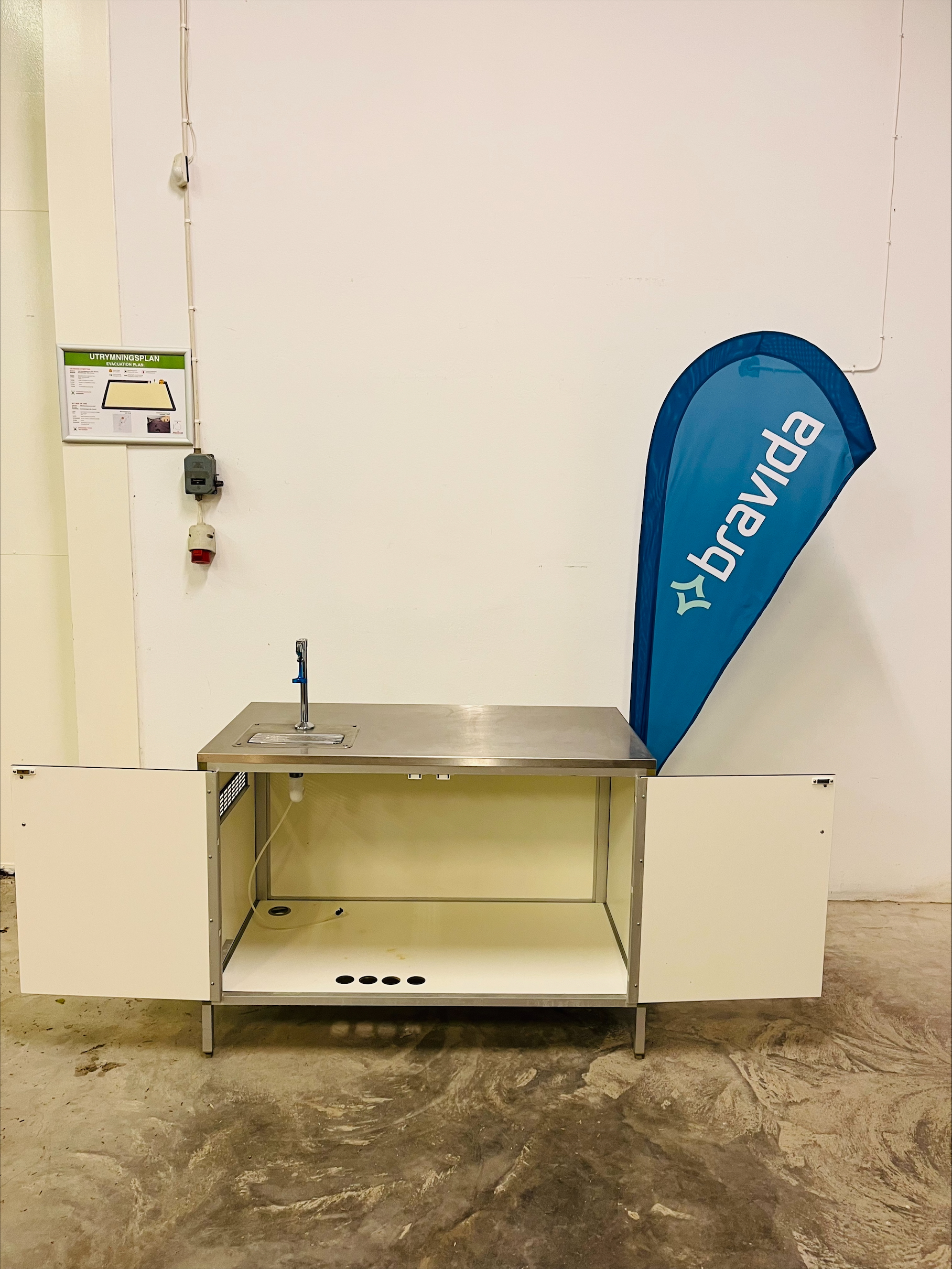 Dryckesbänk L1200 D650 H850 mm - 3
