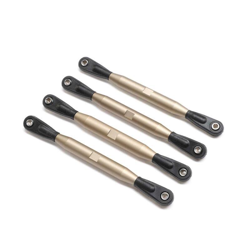 LOSI Variable Diameter Upper 4-Link Bar Set (4): Mini LMT