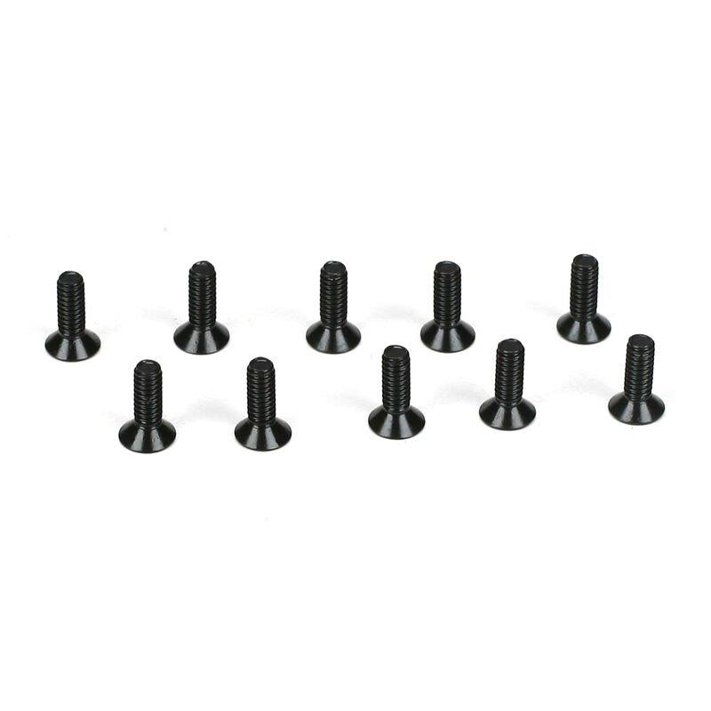 TLR Flathead Screws, M2 x 6mm (10)