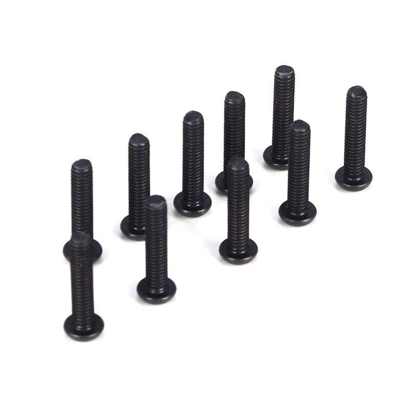 TLR Button Head Screws, M2.5 x 12mm (10)