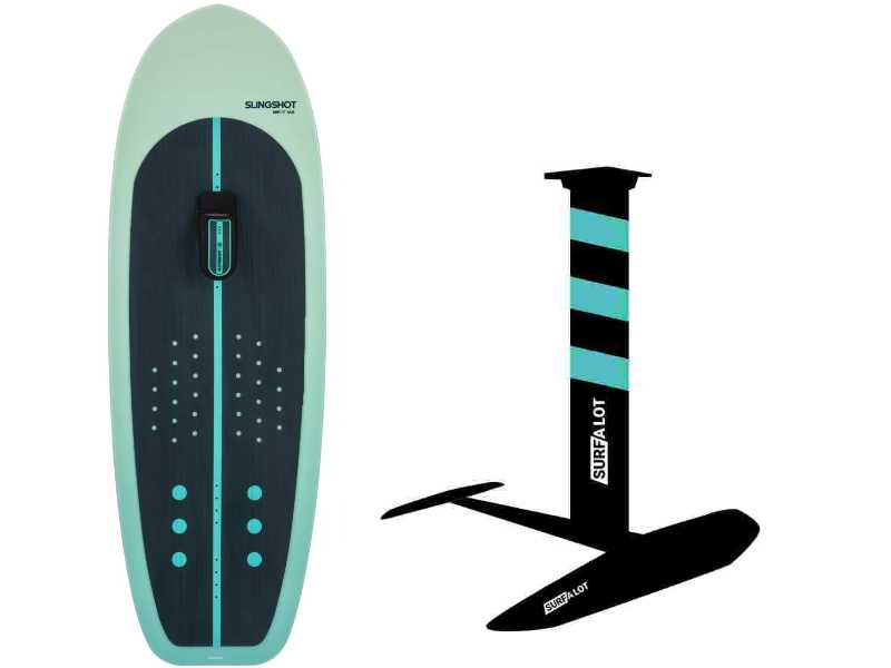 Slingshot WF-T V1 board med Surfalot foil
