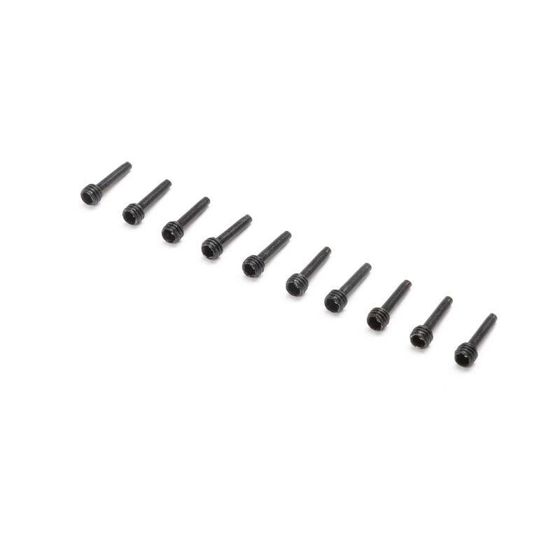 LOSI 12mm Wheel hex Screwpins (10): Mini LMT