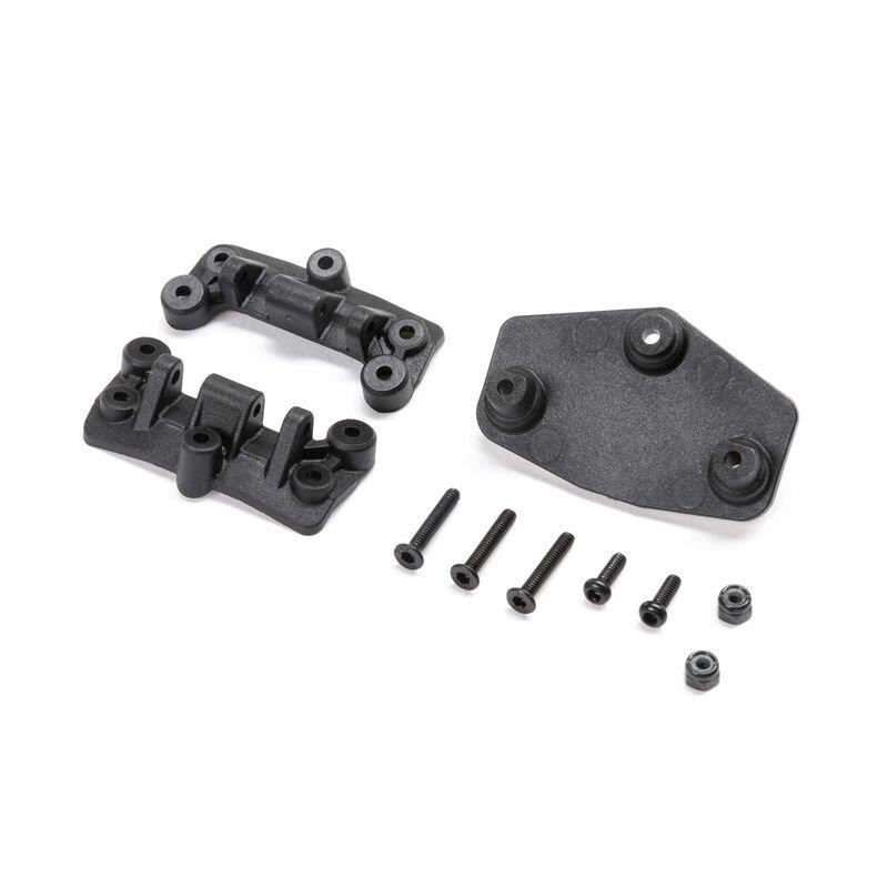 LOSI Upper 4-link Mount and Servo Plate: Mini LMT