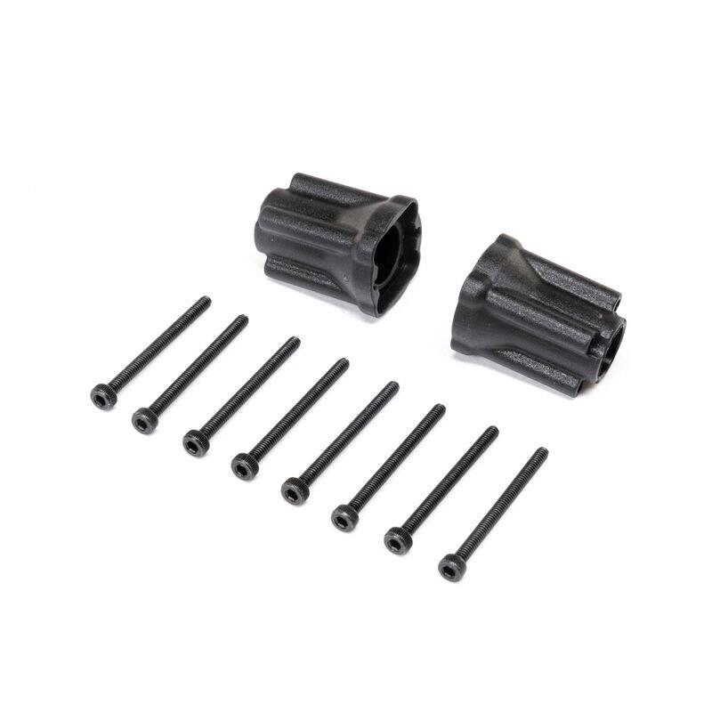 LOSI Rear Axle Mount Set, 0 deg: Mini LMT