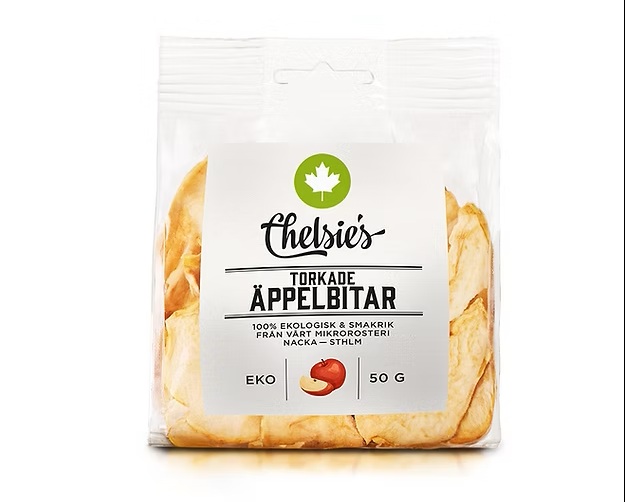 Äppelbitar 50 g x8, EKO