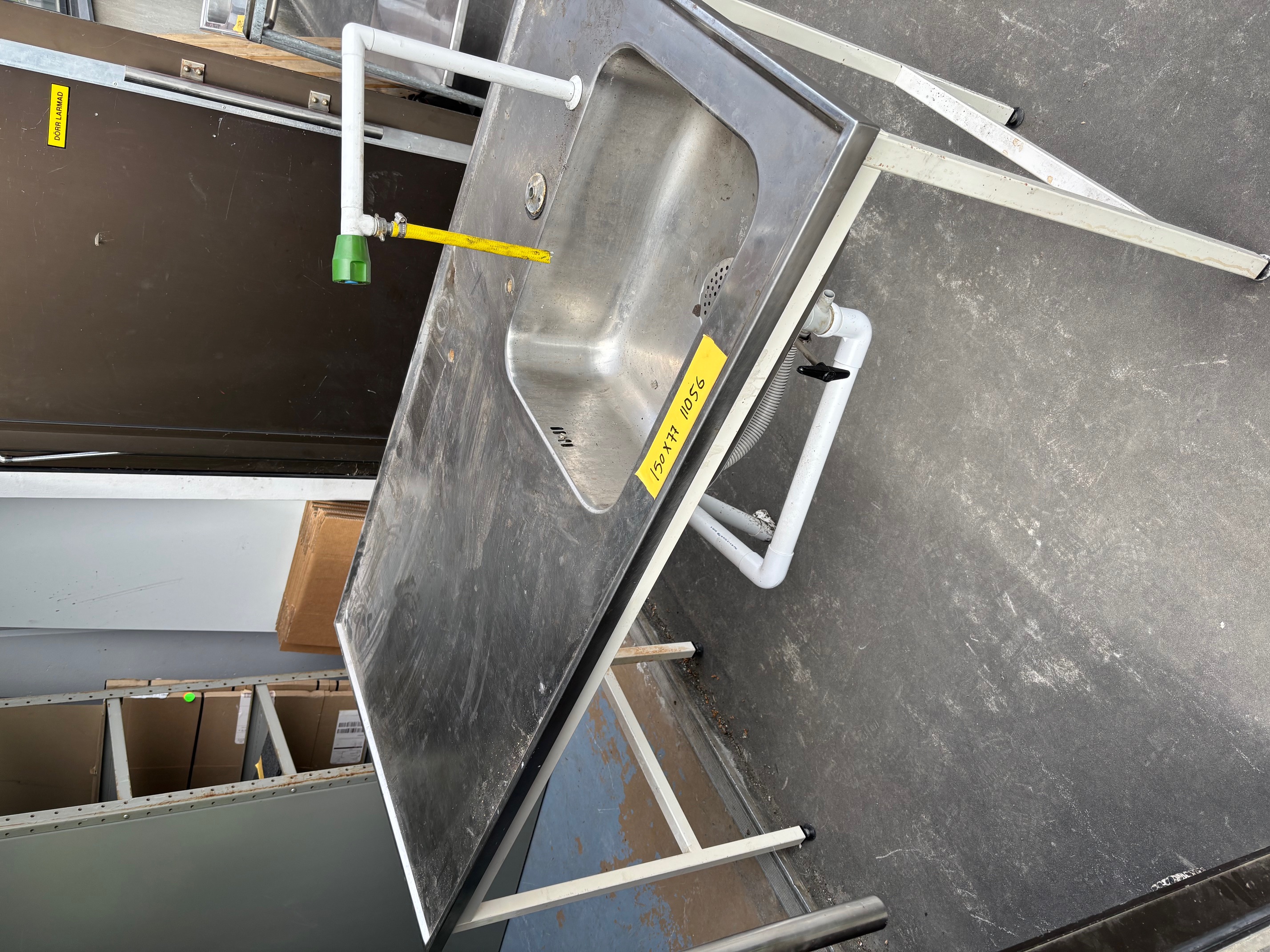 Rostfri Diskbänk 150x77
