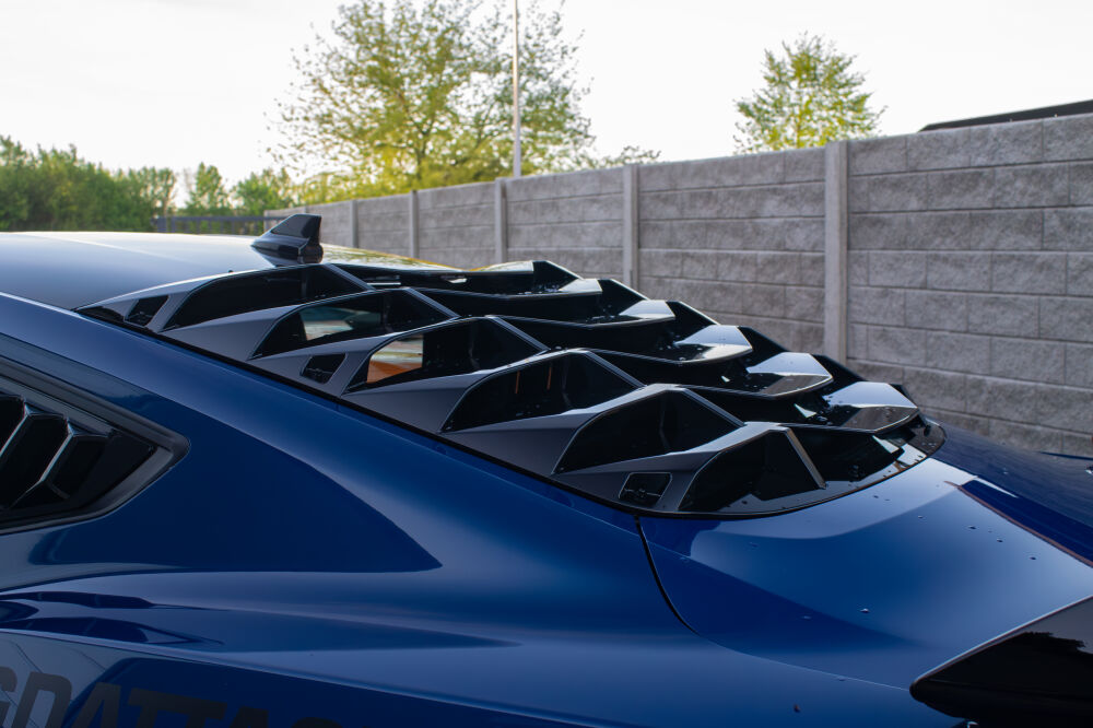Bakrute Louvers - Gloss Black (MUSTANG 24-25 Fastback) - 2