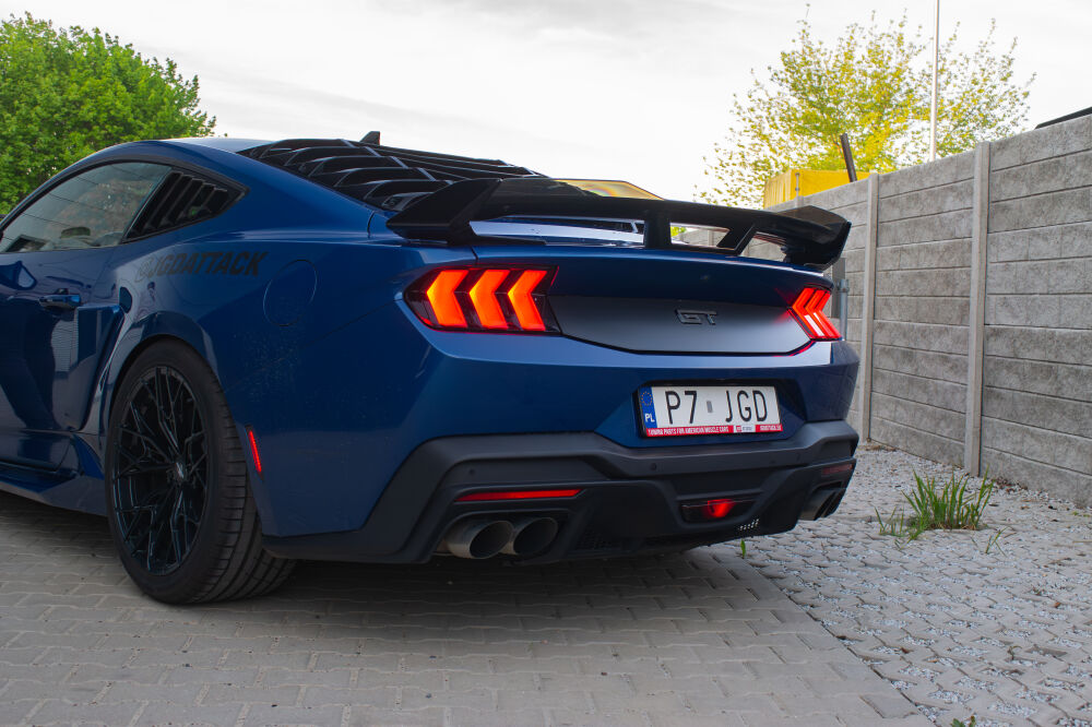 Bakrute Louvers - Gloss Black (MUSTANG 24-25 Fastback) - 3