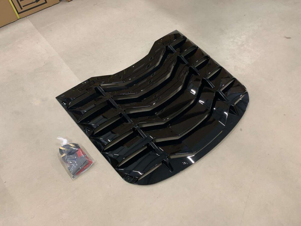 Bakrute Louvers - Gloss Black (MUSTANG 24-25 Fastback) - 6