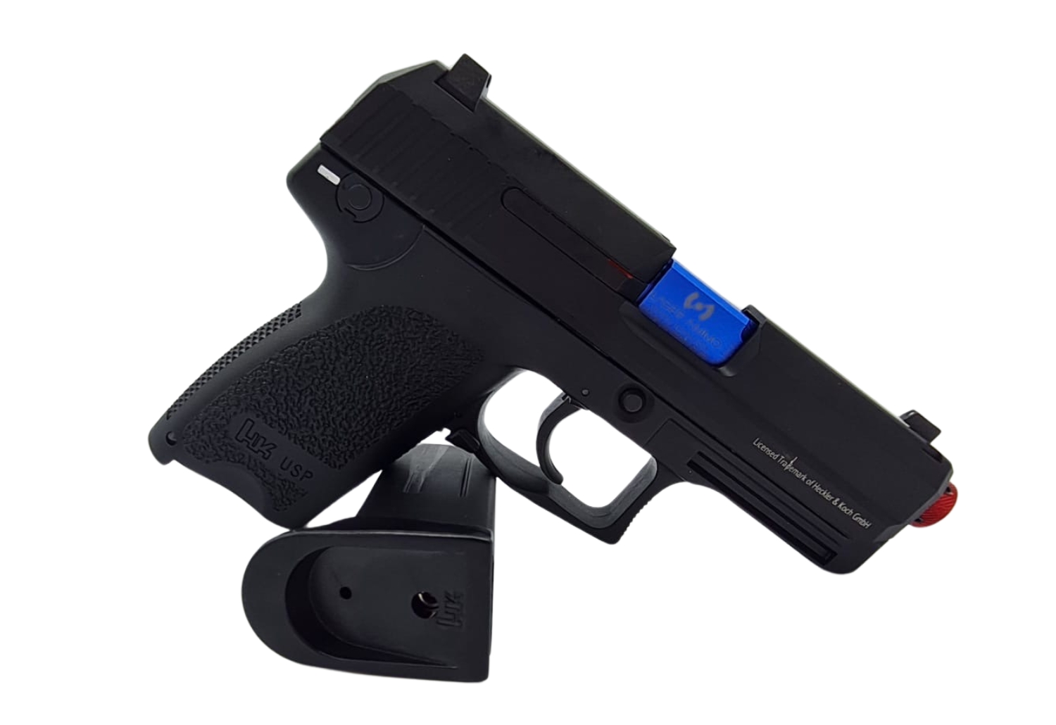 Rückstoßfähige Trainingspistole - H&K USP-C- Rotlaser - 3