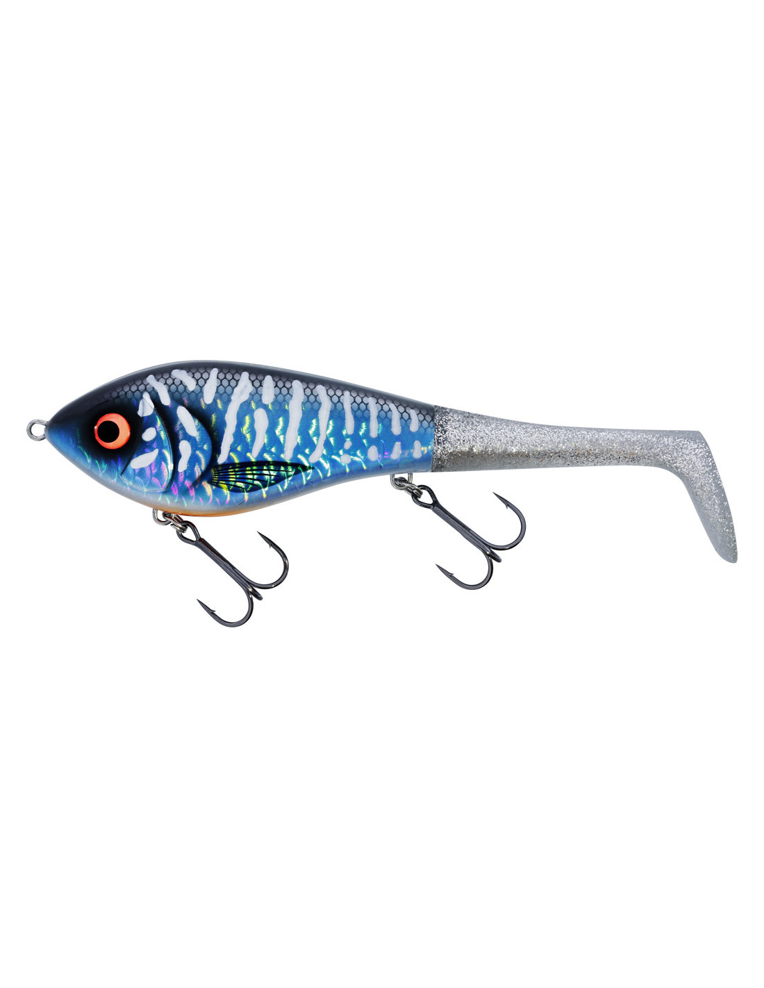Westin swim tail is a hybrid bait from westin for pike fishing, suspending