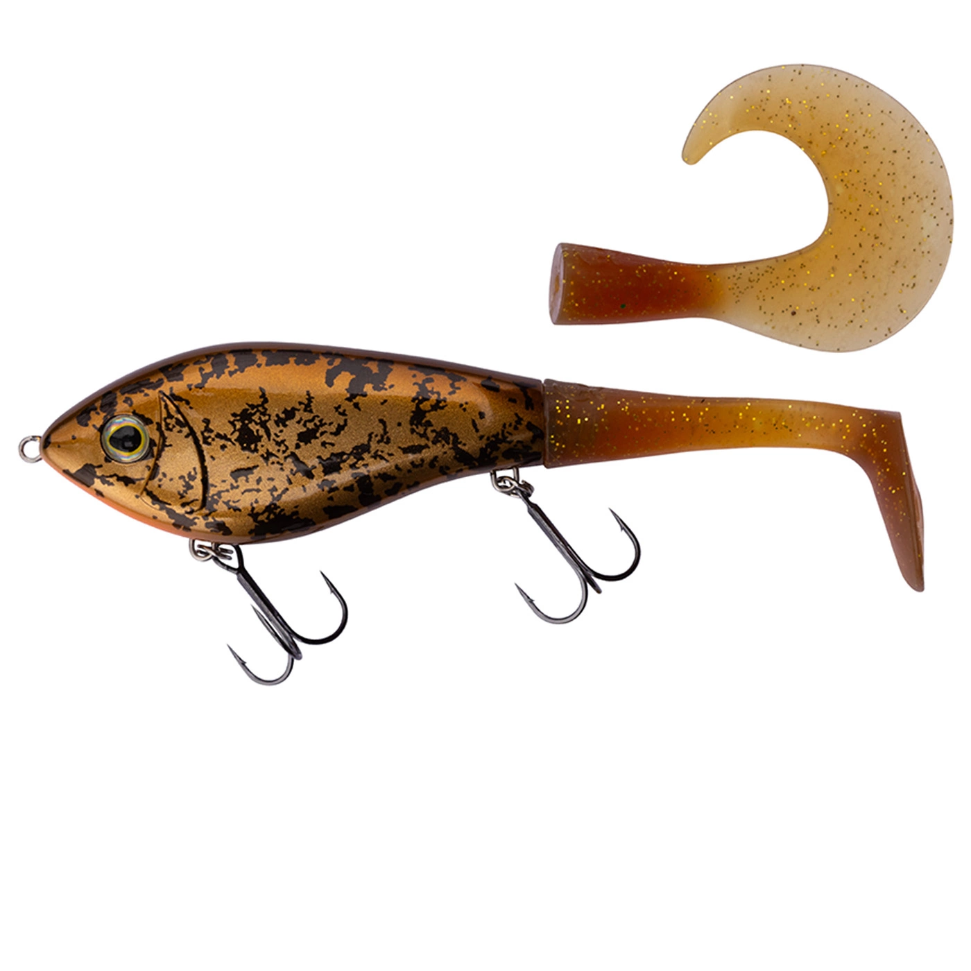 Westin swim tail is a hybrid bait from westin for pike fishing, suspending