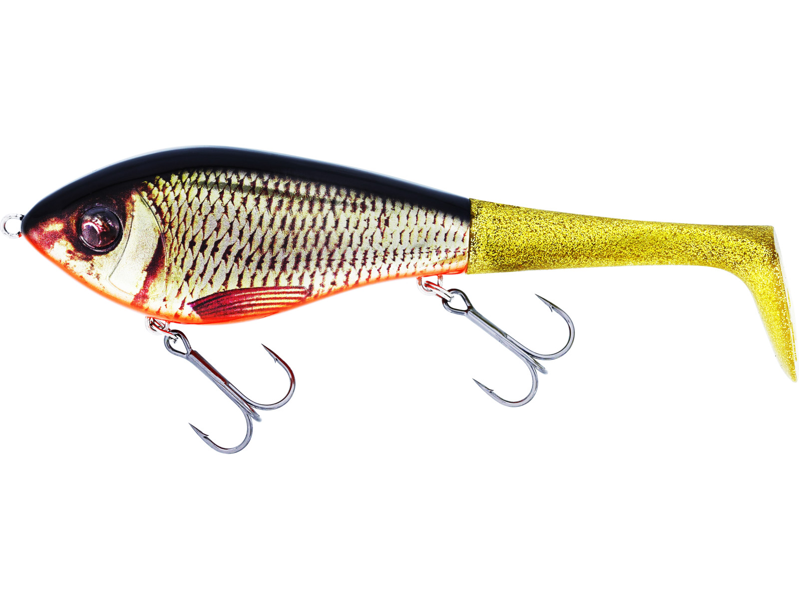 Westin swim tail is a hybrid bait from westin for pike fishing, suspending
