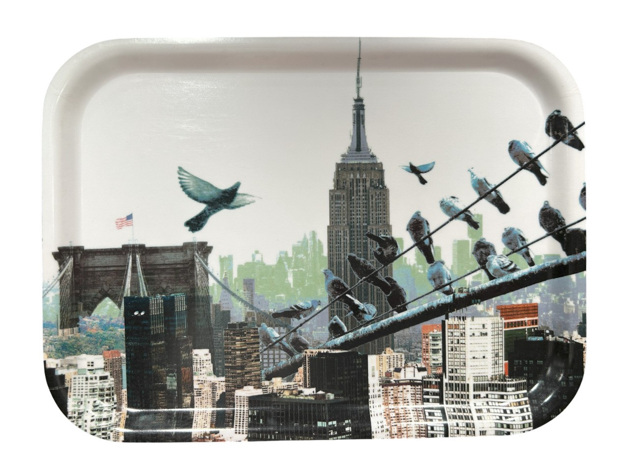 Bricka 27x20 cm New York No.01 - Kristin Erséus