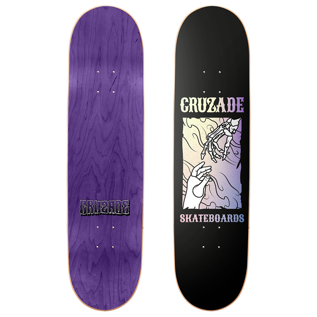 Cruzade Skateboard - Origin Holographic 8.0