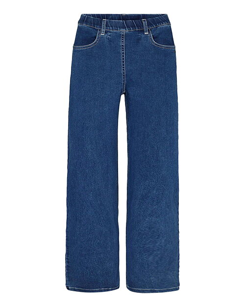 Mirakelbyxa Donna loose cropped denimblå