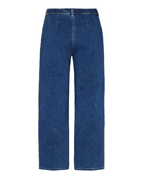 Mirakelbyxa Donna loose cropped denimblå - 2